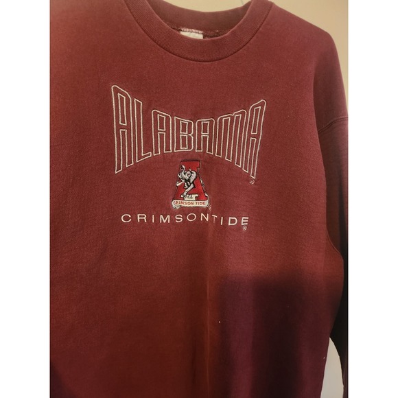 Vintage Salem Sportswear Alabama Sweatshirt Crimson Tide XL USA Made Embroidered - Picture 2 of 5